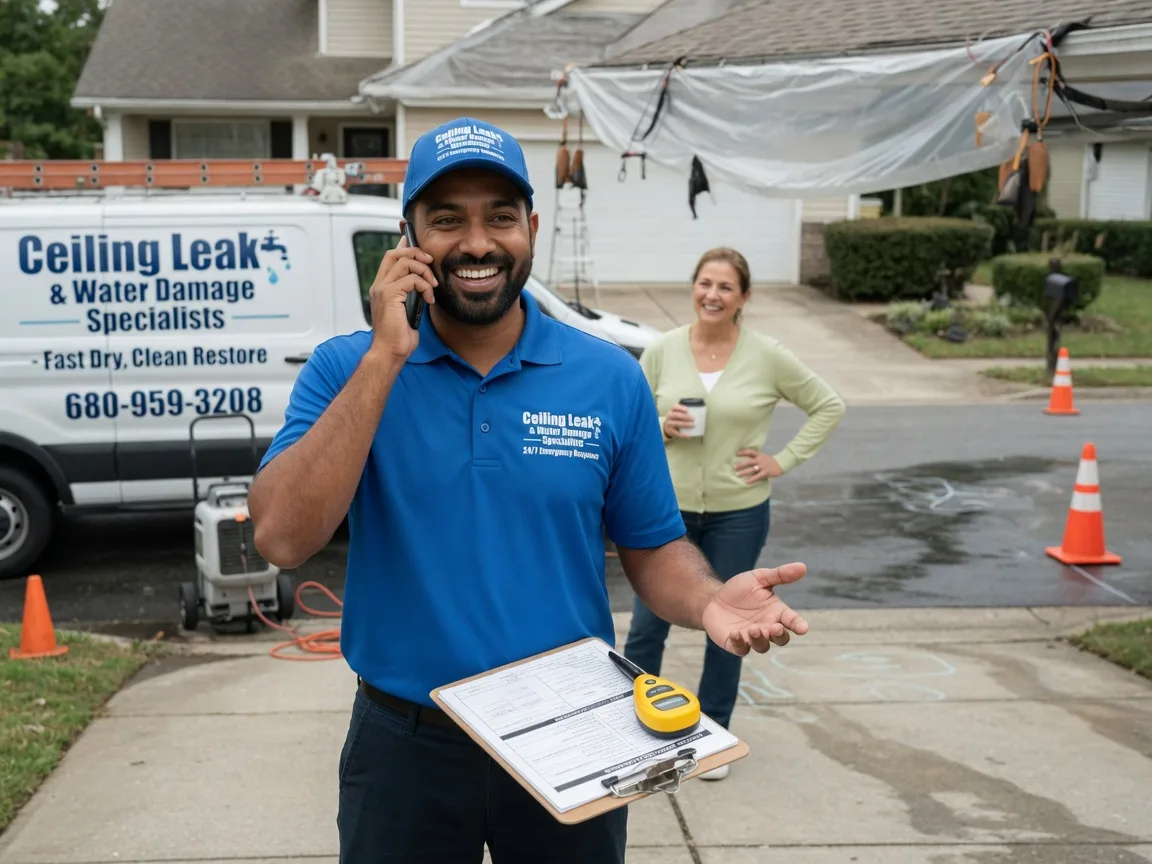Ceiling Leak Cleanup Arden, NC FAQs